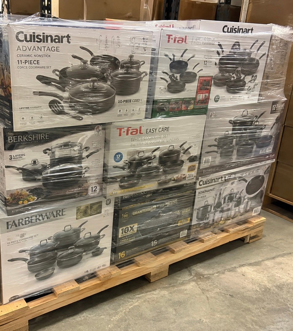 Cookware Set Liquidation Pallet – 60 Cookware Sets