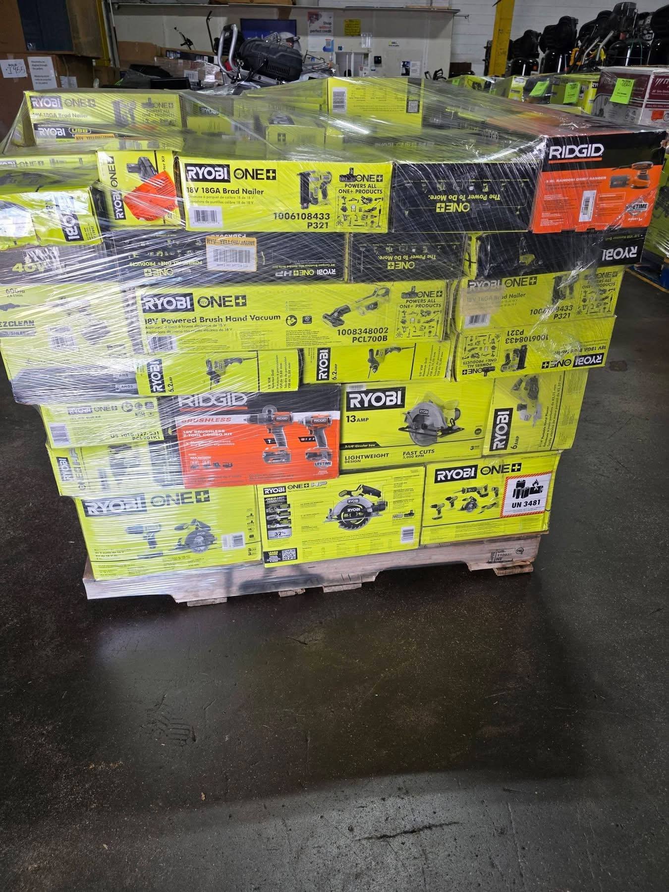 Ryobi Tools Pallet – Wholesale Power Tools & Garden Equipment - Image 3