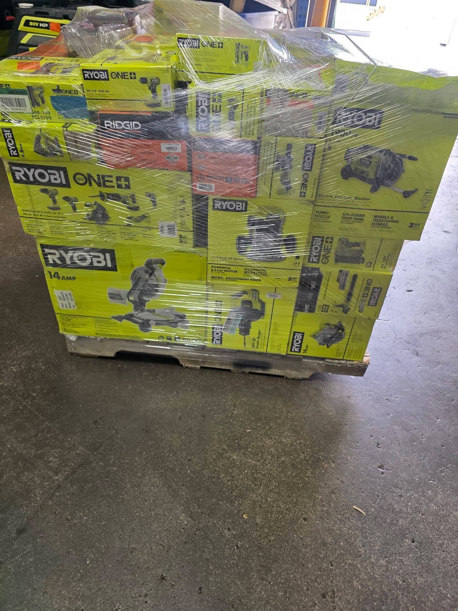 Ryobi Tools Pallet – Wholesale Power Tools & Garden Equipment